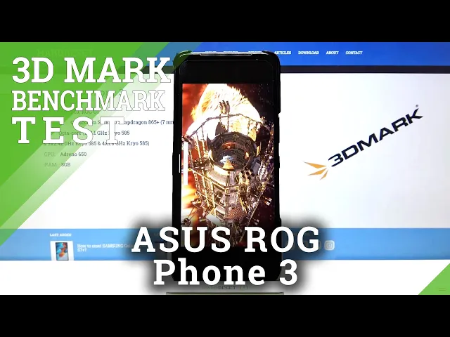 Video thumbnail for 3DMark Benchmark Test on ASUS ROG Phone 3 – Benchmark Results