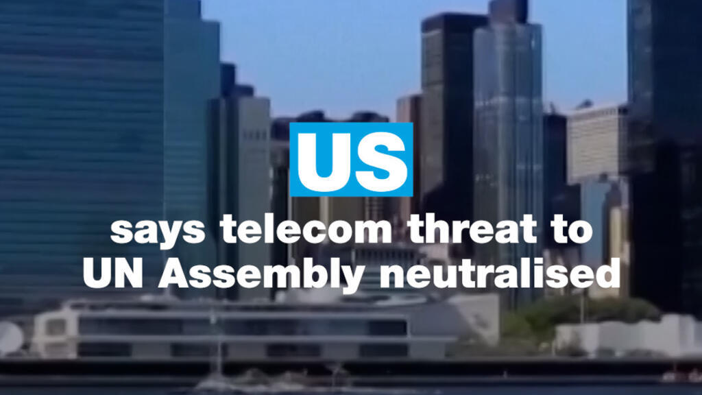 'Video thumbnail for US says telecom threat to UN Assembly neutralised'