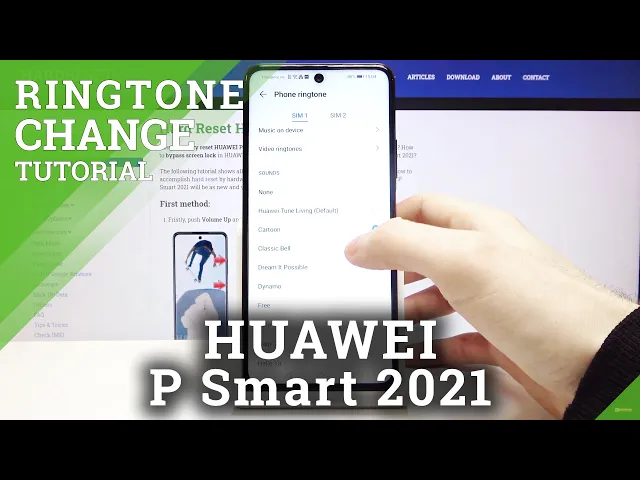 Video thumbnail for How to Change Ringtones on HUAWEI P Smart 2021 – Ringtone List
