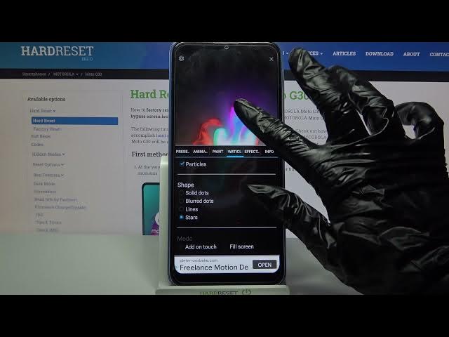 Video thumbnail for How to Apply Live Wallpaper in Motorola Moto G30 - Animated Wallpaper Magic Fluids
