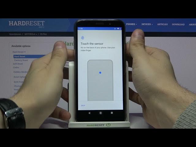 Video thumbnail for How to Add Fingerprint in MOTOROLA E6 Play – Fingerprint Unlock