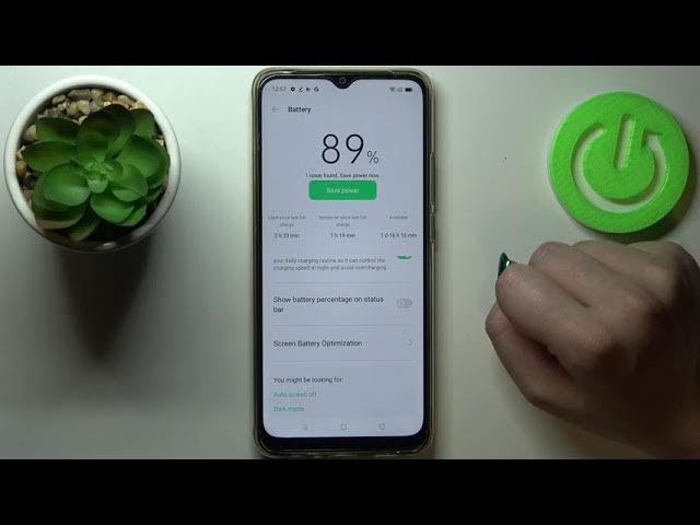 Video thumbnail for How to Show Battery Percentage on Oppo A15 – View Battery Level