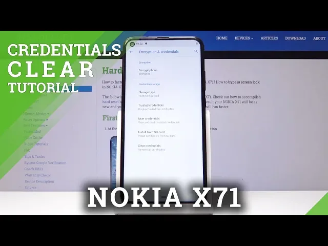 Video thumbnail for How to Clear Credentials in NOKIA X71 - Erase All Certificates