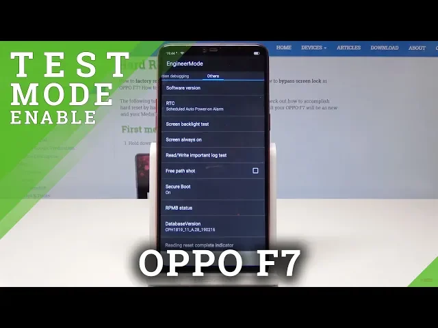 Video thumbnail for How to Enter Engineer Mode in OPPO F7 - Hardware Test Mode