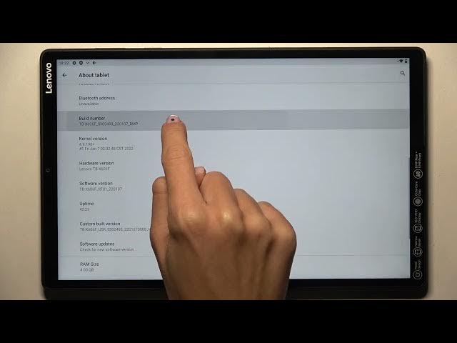 Video thumbnail for LENOVO TAB M10+ How To Enter Developer Options