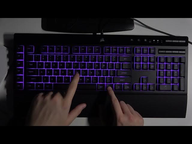 Video thumbnail for How to Switch RGB Modes in Corsair K55 RGB Pro XT?