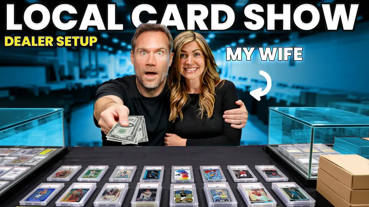 Video thumbnail for Sports Card Investor: Setting Up Shop as Card Dealers with My Wife!