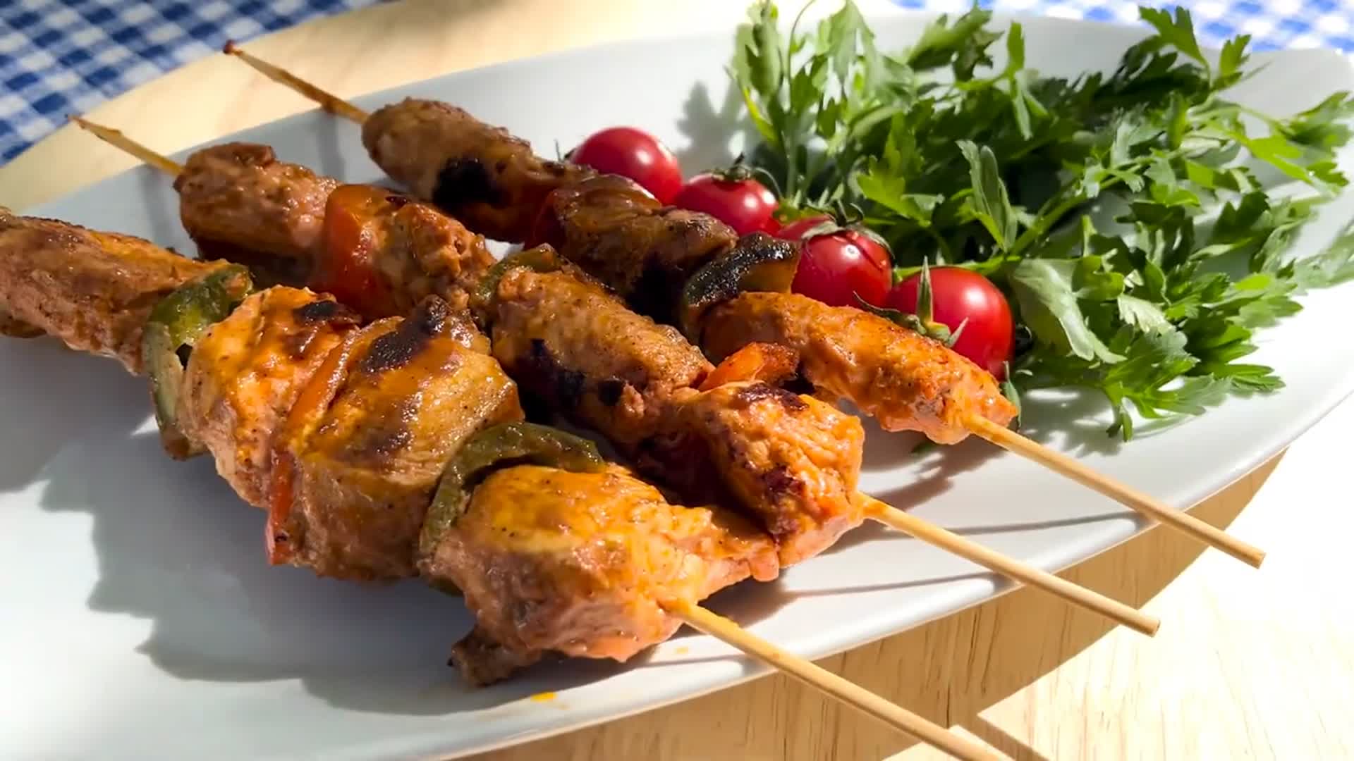 Video thumbnail for Barbeque Chicken Recipe - Chicken Sticks