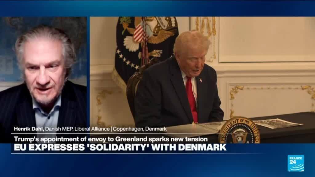 Video thumbnail for Donald Trump's appointment of envoy to Greenland sparks tension with Denmark