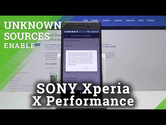 Video thumbnail for How to Activate Unknown Sources in SONY Xperia X Performance – Third-Party Apps Installation