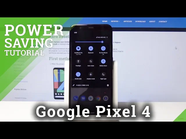 Video thumbnail for How to Activate Power Saving Mode in GOOGLE Pixel 4 - Extend Battery Life
