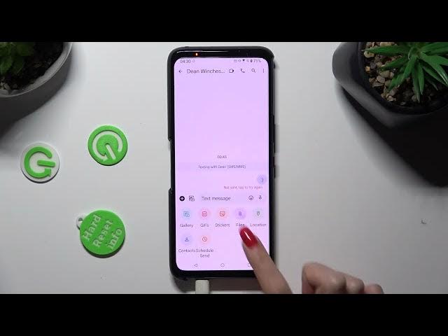 Video thumbnail for How to Add an Audio & Video File to a Text Message on ASUS ROG Phone 7