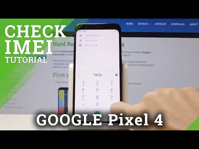Video thumbnail for How to Locate IMEI & SN in GOOGLE Pixel 4 - IMEI Status / Serial Number
