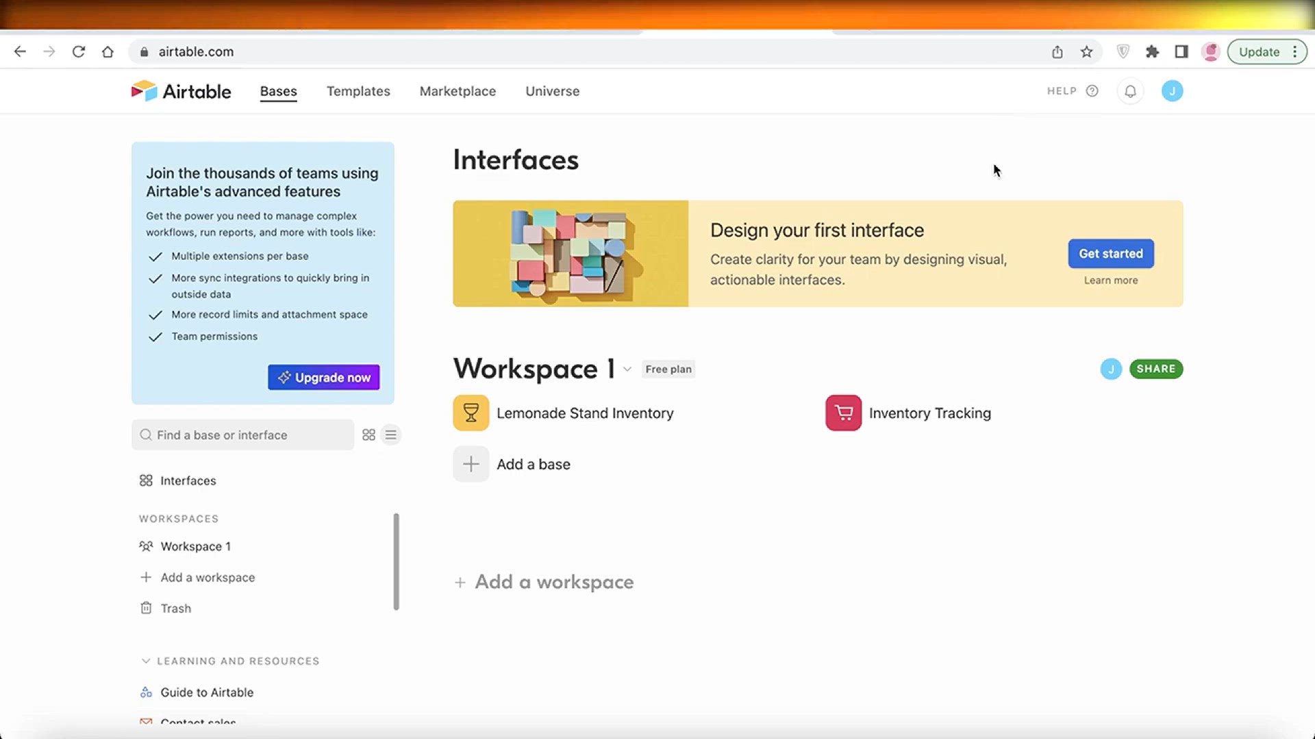 'Video thumbnail for How To Use Airtable For Inventory (Full Tutorial)'