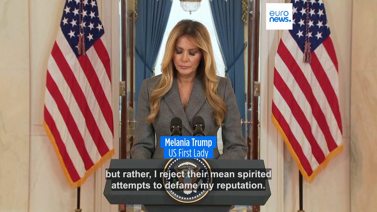 Video thumbnail for US First Lady Melania Trump says 'I was not a participant' in Epstein sexual abuse