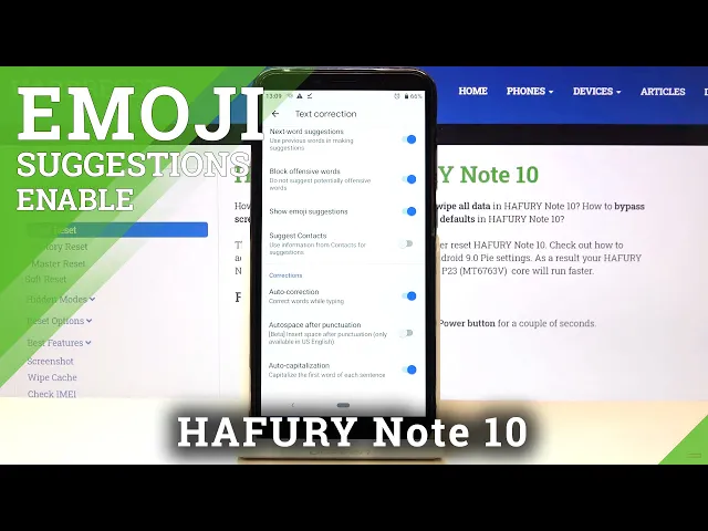 Video thumbnail for How to Show Emoji Suggestions in HAFURY Note 10 – Find Emoji Options