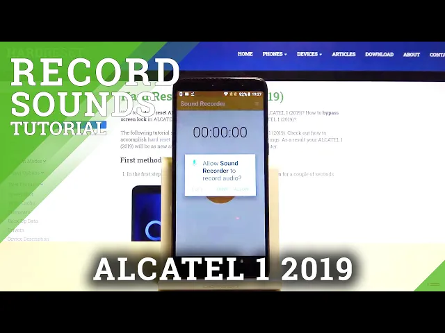Video thumbnail for How to Record Sounds in Alcatel 1 2019 – Use Voice Recorder