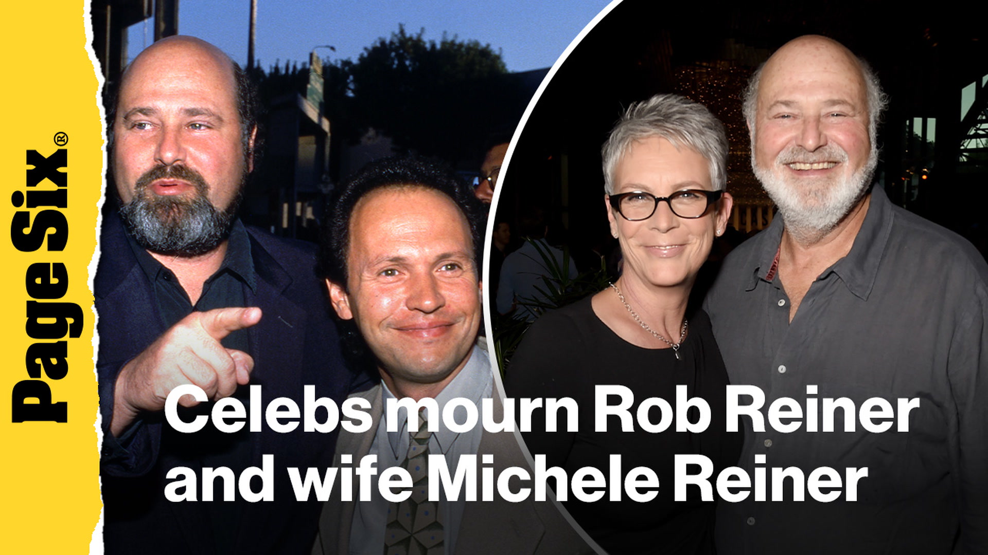 Video thumbnail for Ben Stiller, Jamie Lee Curtis, Billy Crystal mourn Rob Reiner and wife Michele