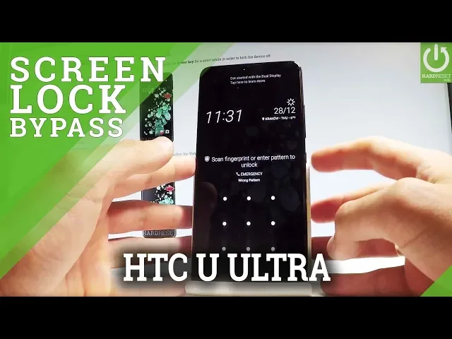Video thumbnail for HTC U Ultra HARD RESET / BYPASS SCREEN LOCK