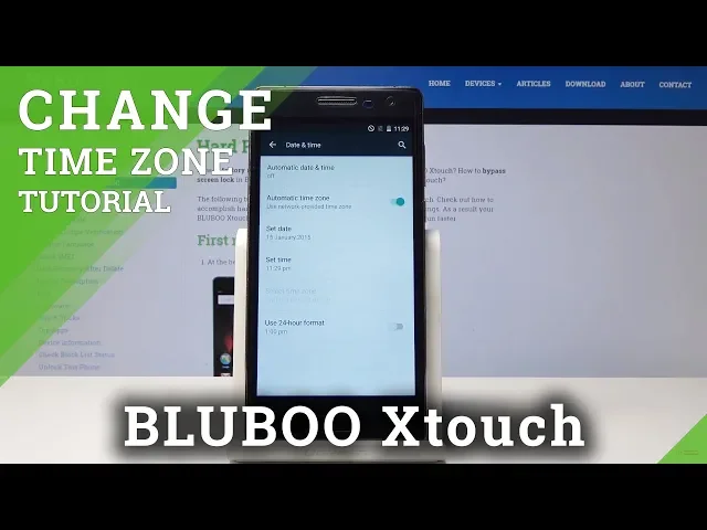 Video thumbnail for BLUBOO Xtouch How to Set Up Date / Time Zone