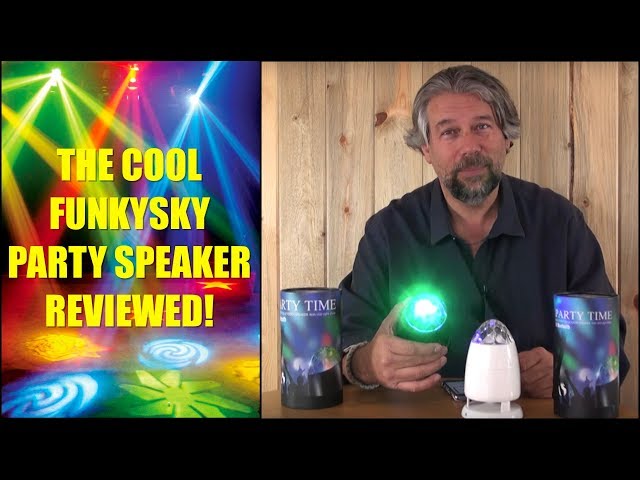 Video thumbnail for Instant Disco with FunkySky Party Speaker -- REVIEW!