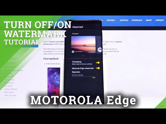 Video thumbnail for How to Disable Camera Watermark in Motorola Edge – Turn Off Camera Watermark Feature