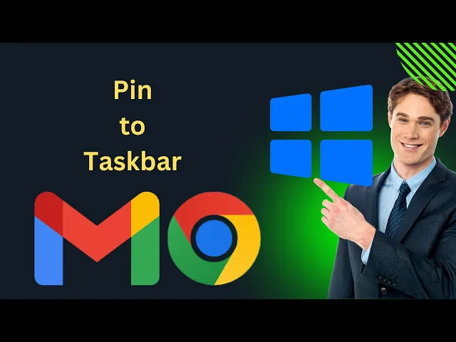 'Video thumbnail for How to Pin Gmail to Windows 10 Taskbar using Google Chrome | GearUpWindows Tutorial'