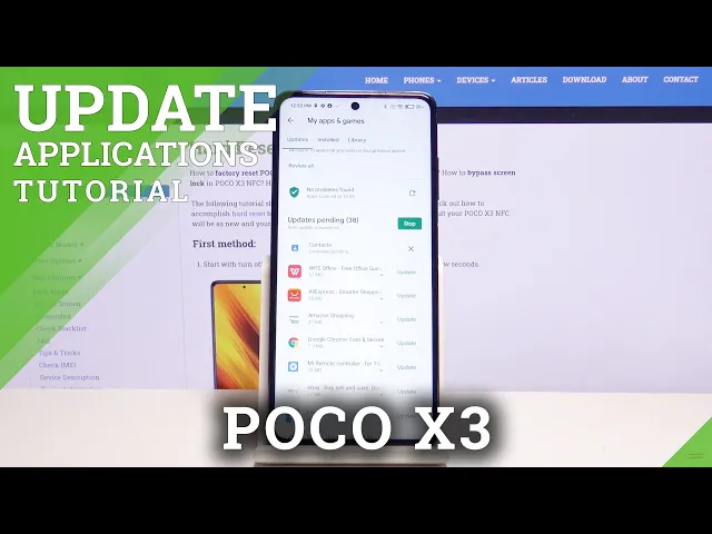 Video thumbnail for How to Update Apps in POCO X3 – Download Newest App Version