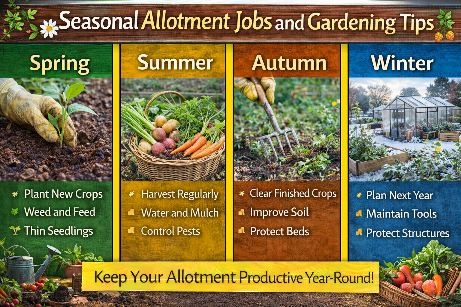Video thumbnail for Seasonal Allotment Jobs and Gardening Tips