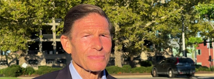Video thumbnail for Sen. Blumenthal backs bipartisan effort to prevent data centers from driving up electricity prices