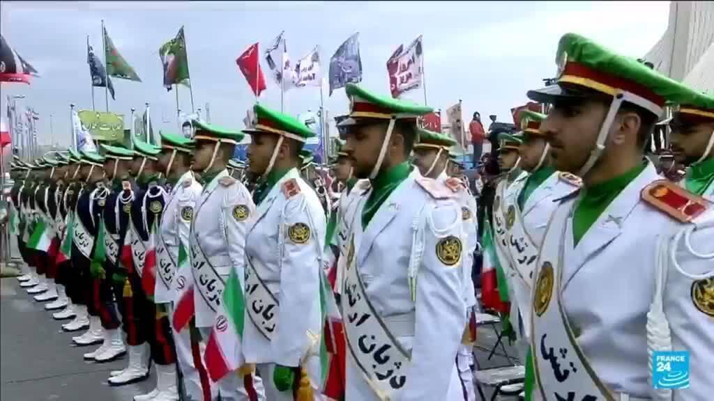 Video thumbnail for Iran commemorates revolution amid anger over crackdown and tensions with US