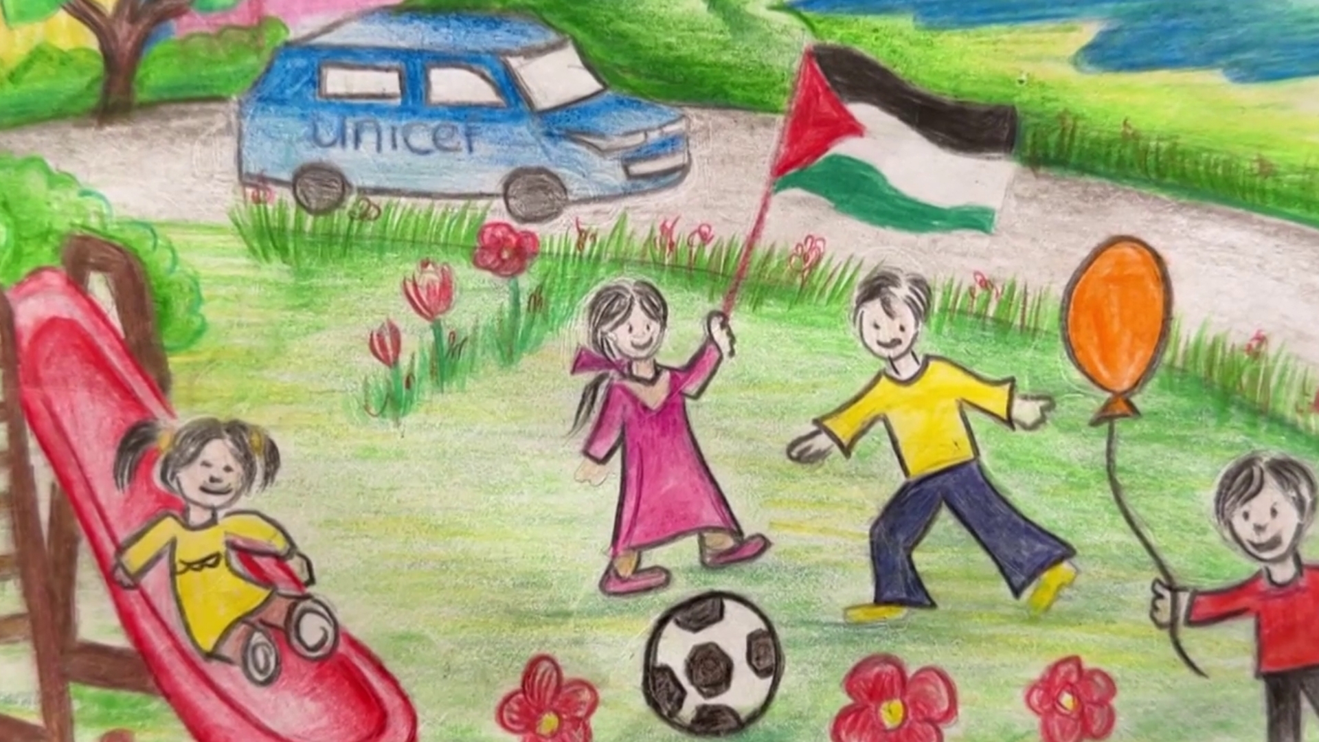 Video thumbnail for Gaza ceasefire: Music event gives children momentary relief from war