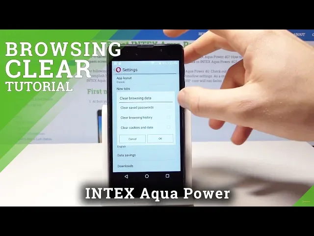 Video thumbnail for How to Clear Browser in INTEX Aqua Power 4G - Wipe Browsing Data