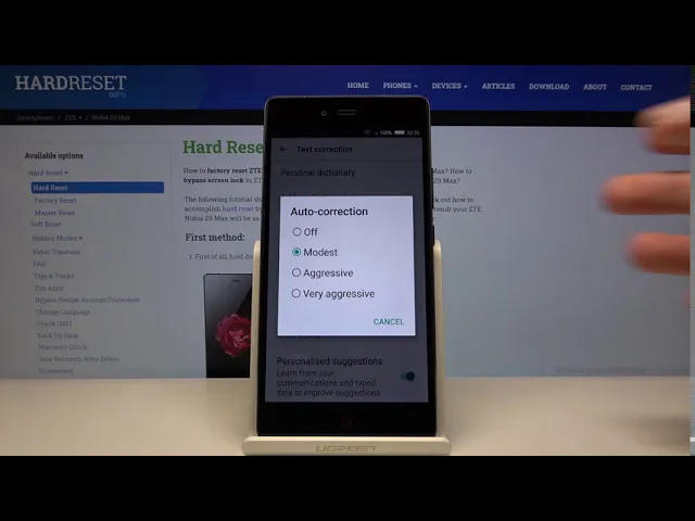 Video thumbnail for How to Enter Text Correction Settings in ZTE Nubia Z9 Max – Text Options