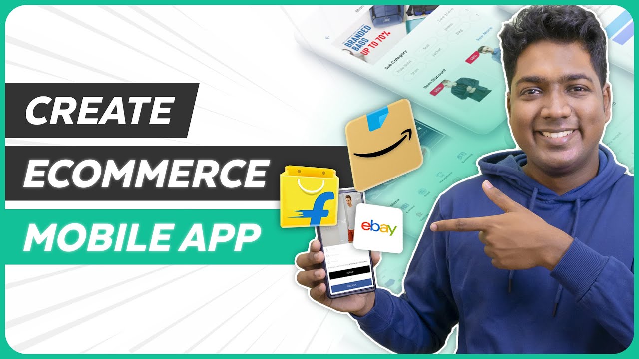 'Video thumbnail for How to Build your E-commerce Mobile App from Scratch (No Coding) - Android & IOS App'
