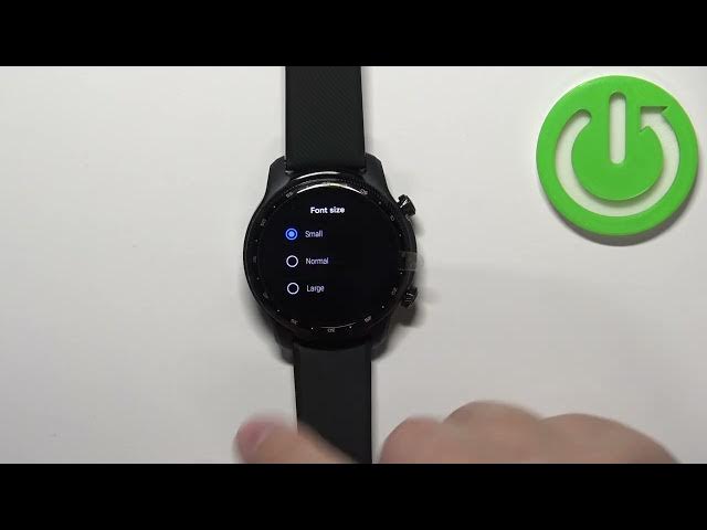 Video thumbnail for How to Change Font Size on TicWatch Pro 3 Ultra - Adjust Font Size