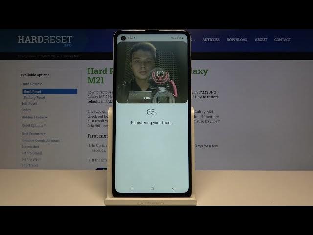 Video thumbnail for How to Set Up Face Unlock on SAMSUNG GALAXY M21S – Face Recognition