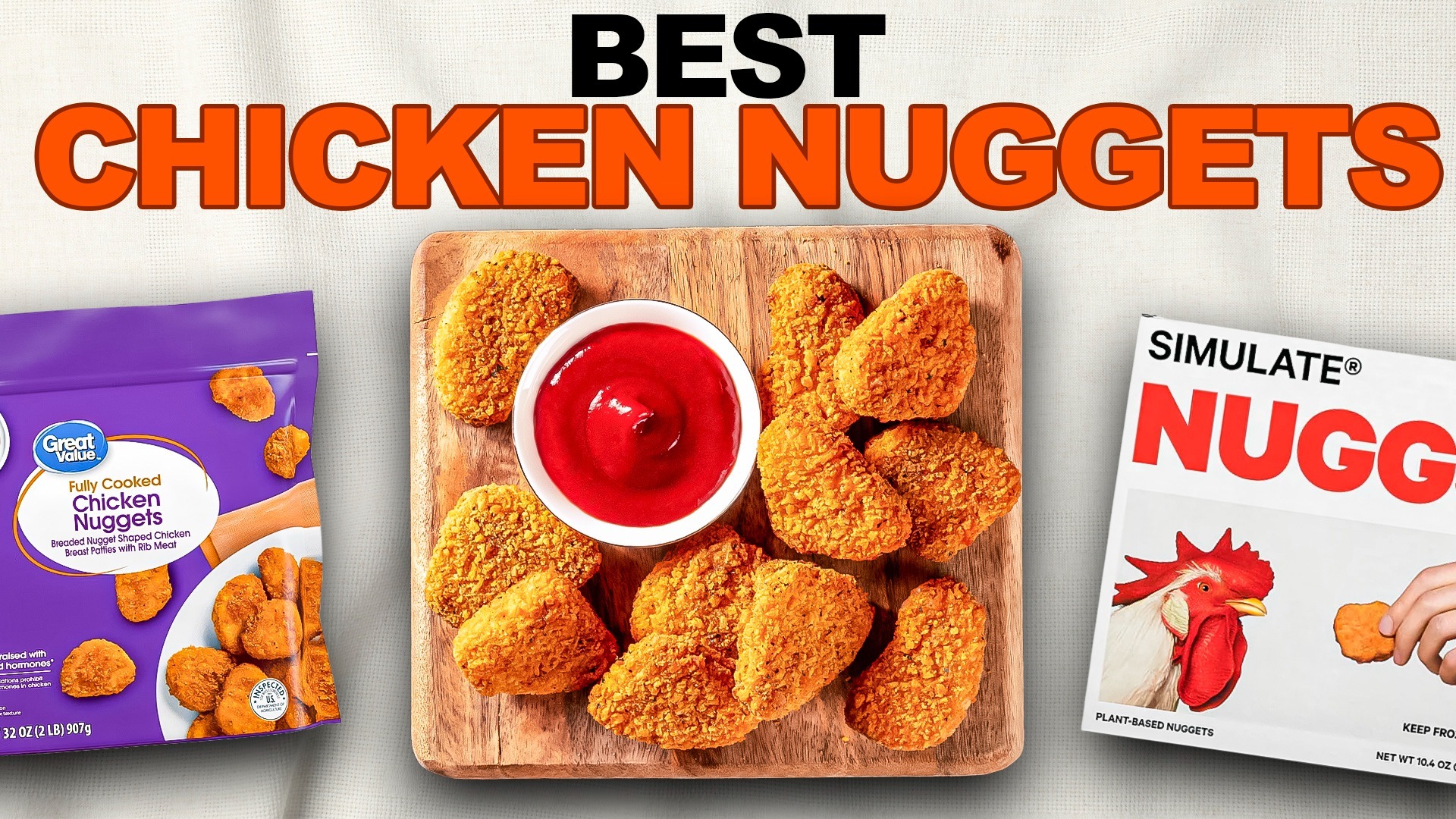 Video thumbnail for We Tried 18 Store-Bought Chicken Nuggets. Here's The Best One