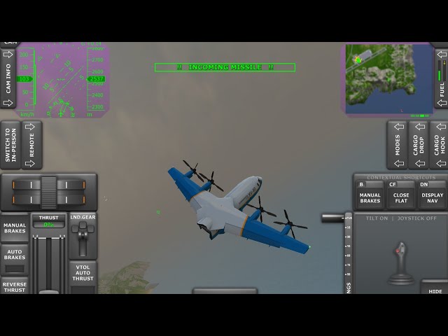 Video thumbnail for Turbo prop flight sim FLOPS