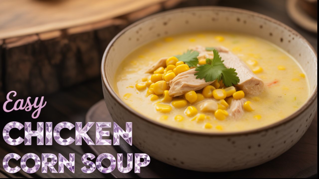 Video thumbnail for Best Sweet Corn & Chicken Soup