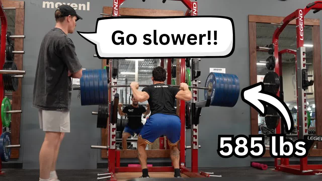 Video thumbnail for Power Clean Weightlifting Workout: 185 lbs - 225 lbs Progression