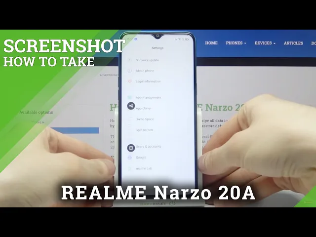 Video thumbnail for REALME Narzo 20A – Capture Desktop & Take Screenshot