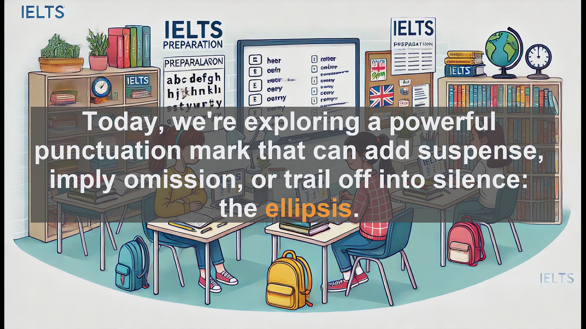 'Video thumbnail for 2000 Must Know IELTS 9.0 Vocabulary - The Power of Three Dots: Understanding the Ellipsis'