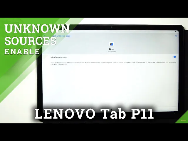 Video thumbnail for How to Enable Unknown Sources in Lenovo Tab P11 - Install Unknown Apps