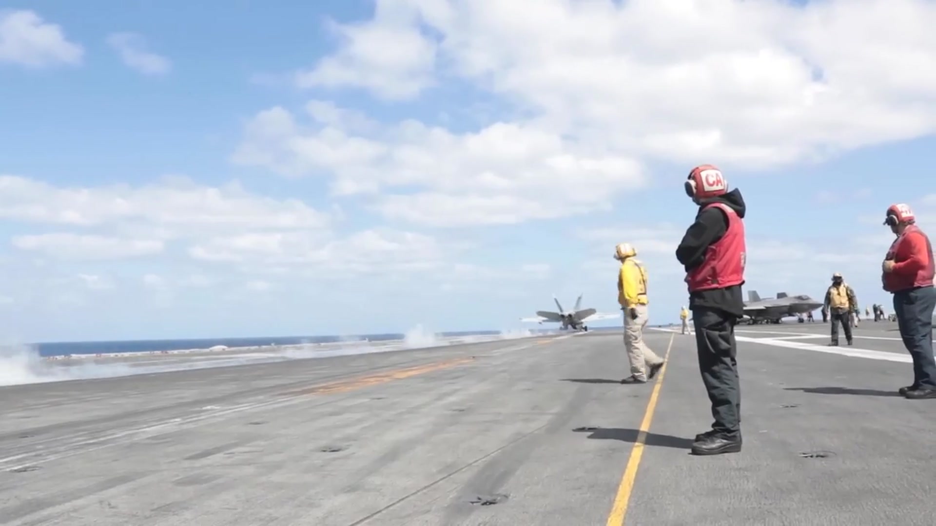 'Video thumbnail for Abraham Lincoln Flight Deck In Philippine Sea (FEB 2022)'