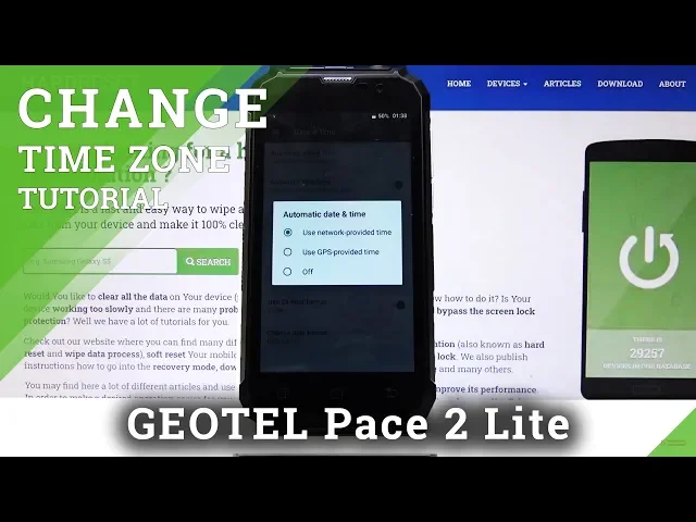 Video thumbnail for How to Edit Time & Date Settings on Geotel Pace 2 Lite - Change Date & Timezone