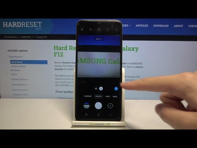 Video thumbnail for How to Change Aspect Ratio on SAMSUNG Galaxy F12 - Change Photo Height and Width