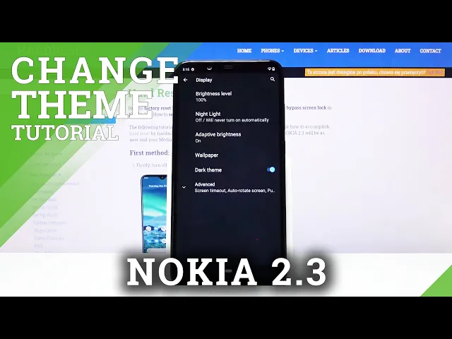 Video thumbnail for How to Change Device Theme on Nokia 2.3 – Theme Settings