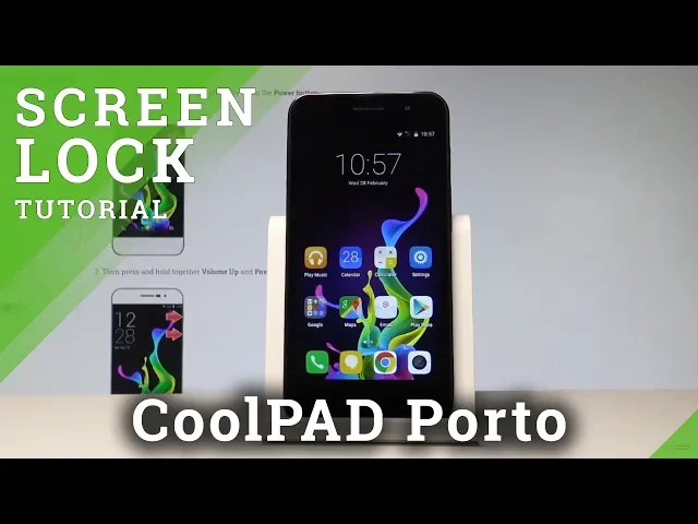 Video thumbnail for How to Set Screen Lock in CoolPAD Porto - Pattern & Password |HardReset.Info