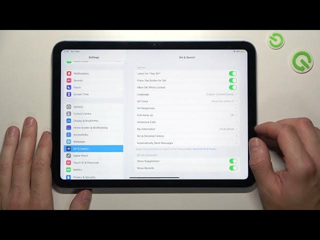 Video thumbnail for How to Use the Siri on the Lock Screen on iPad 10th Gen (2022) - Allow Siri When Locked